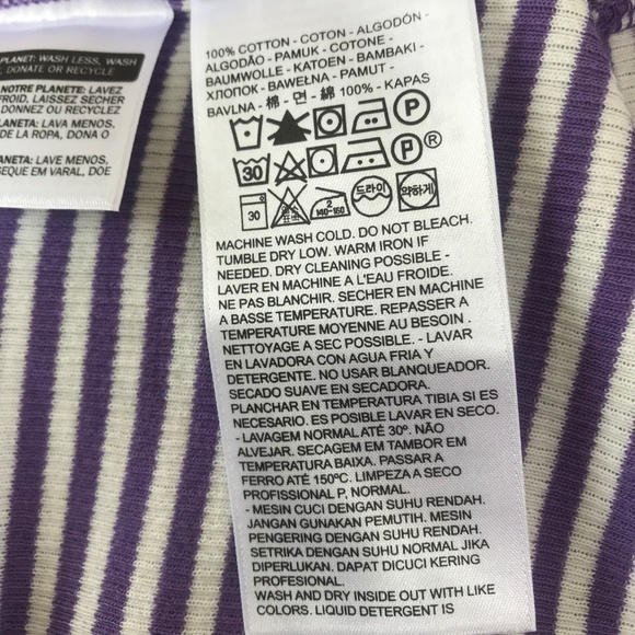 🌺GAP - Purple & White Stripe Tank Top.NWT - Picture 5 of 6